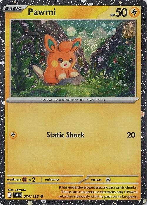 Pawmi Cosmos Holografico - Paldea Evolved