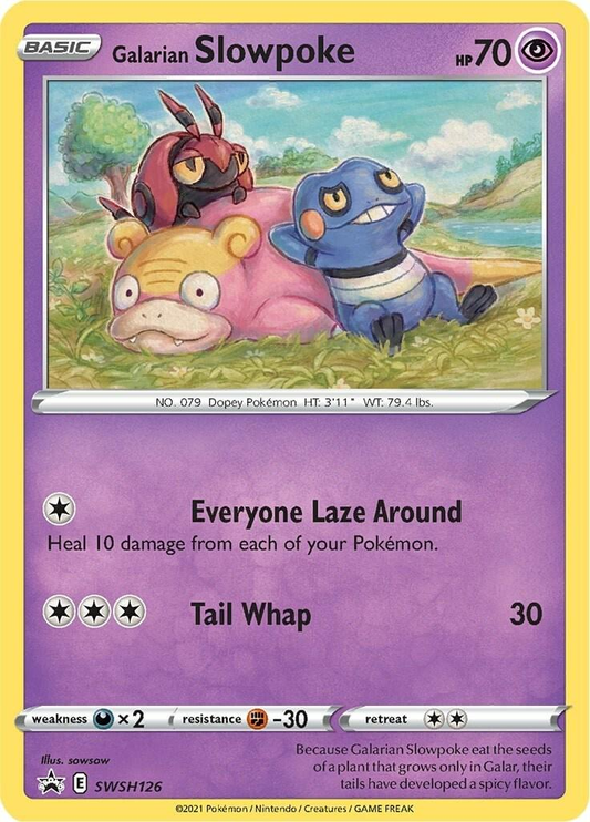 Galarian Slowpoke Cosmos Holografico - Sword & Shield Promo