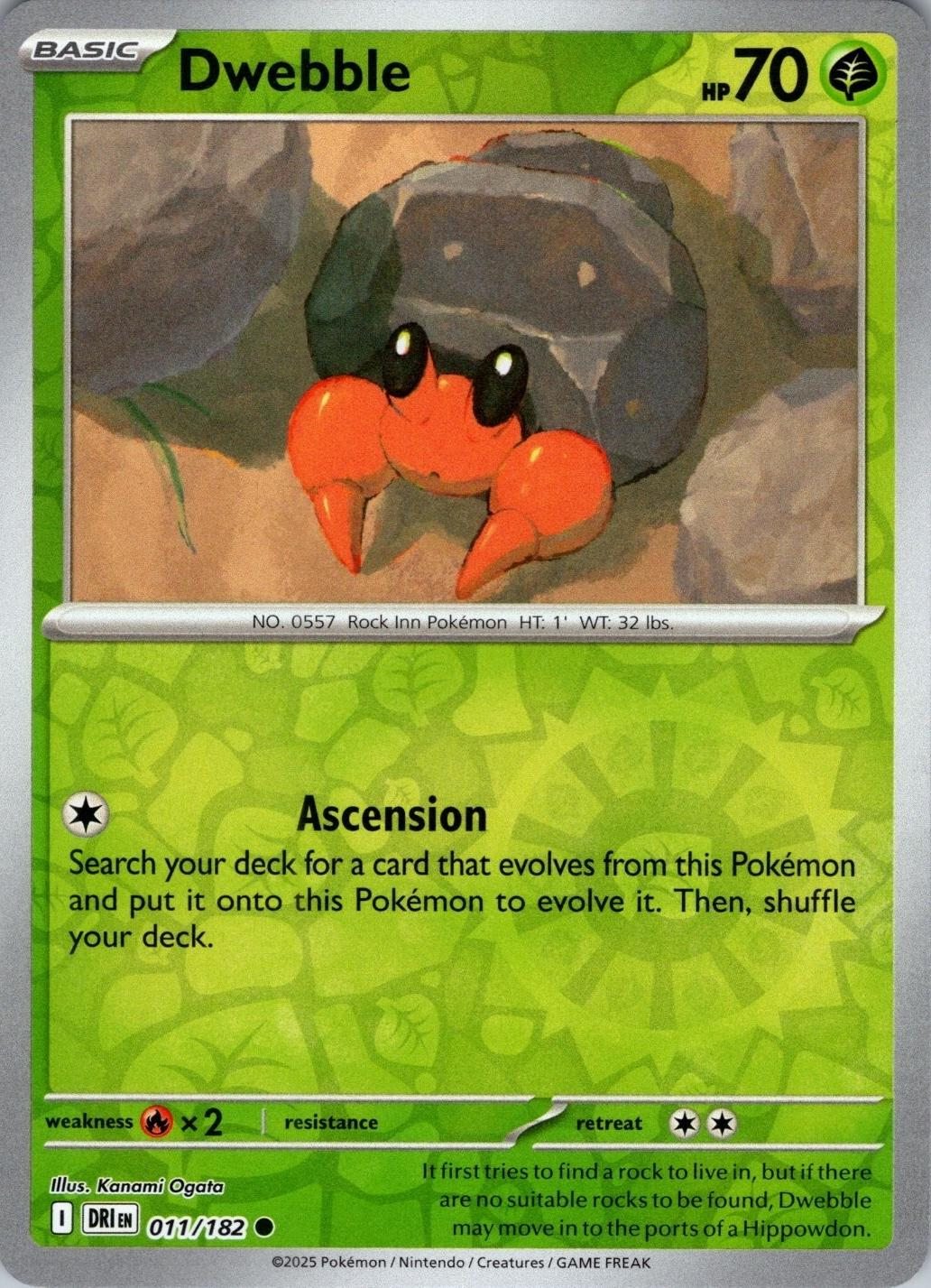 Dwebble Reverse Holografico - Destined Rivals