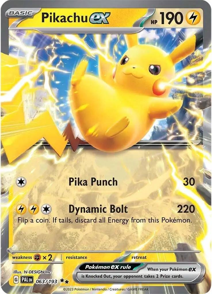 Pikachu EX - Paldea Evolved