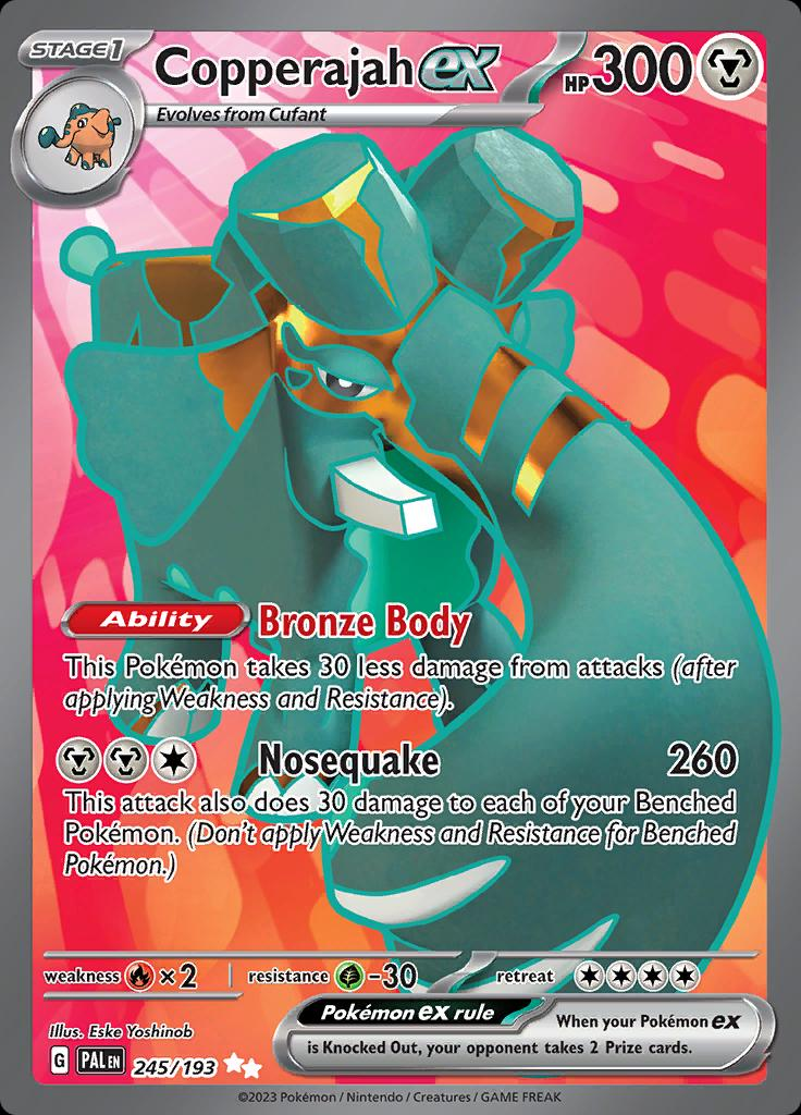 Copperajah EX Full Art - Paldea Evolved
