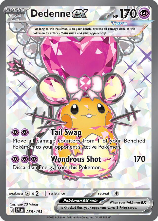 Dedenne EX Full Art - Paldea Evolved