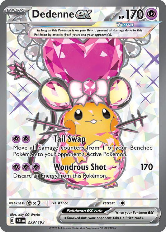 Dedenne EX Full Art - Paldea Evolved
