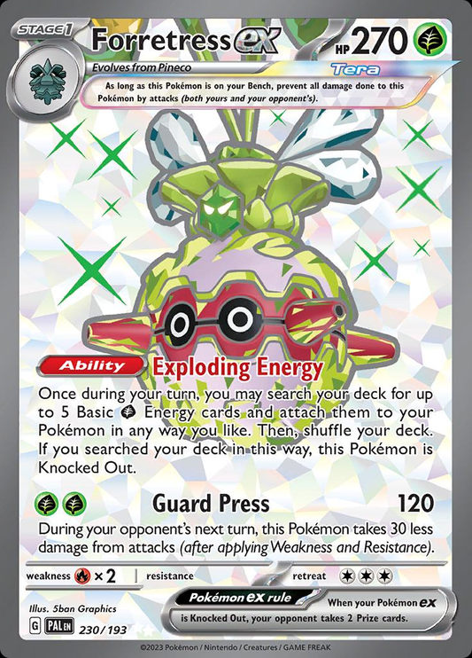 Forretress EX Full Art - Paldea Evolved