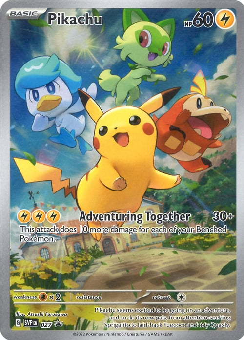 Pikachu 27 - Scarlet & Violet Promo