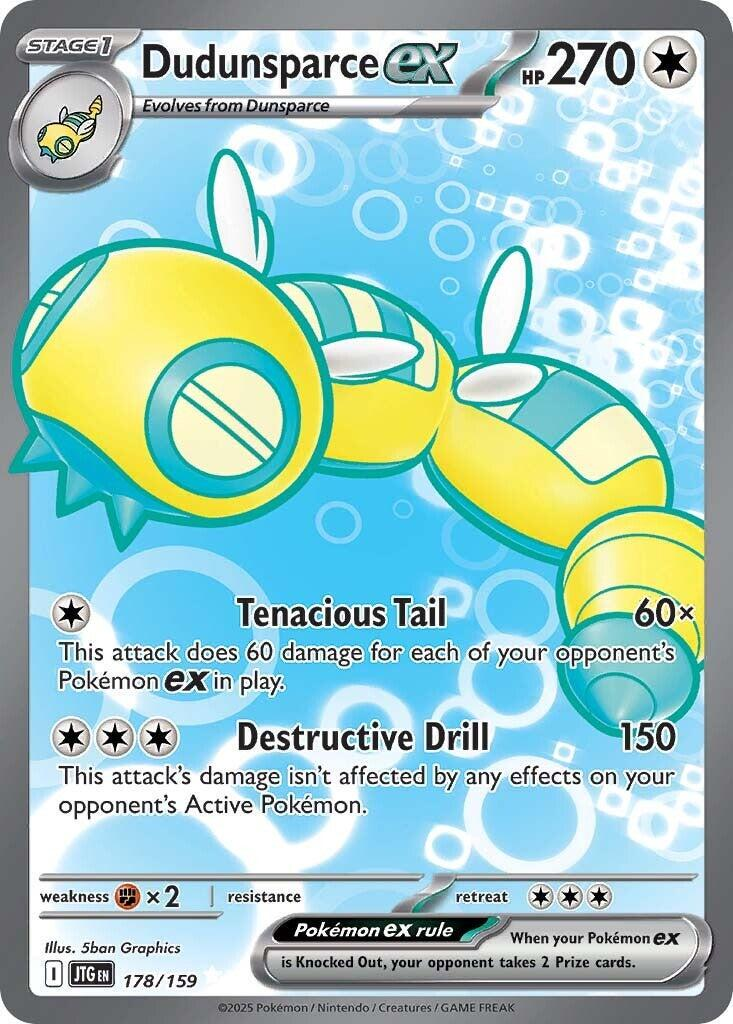 Dudunsparce EX Full Art - Journey Together