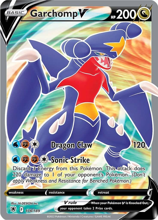Garchomp V Full Art - Astral Radiance
