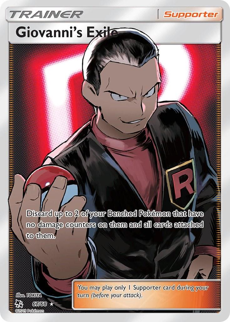 Giovanni's Exile Full Art - Hidden Fates