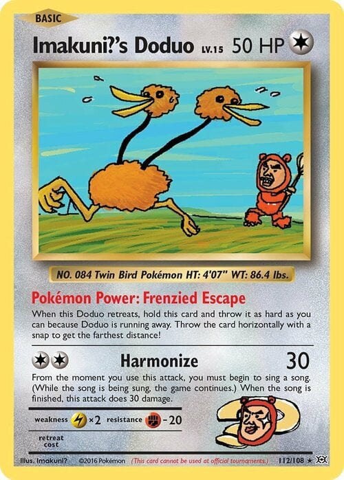 Imakuni?'s Doduo Secret Rare - Evolutions