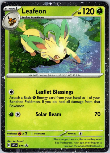 Leafeon Cosmos Holografico - Scarlet & Violet Promo