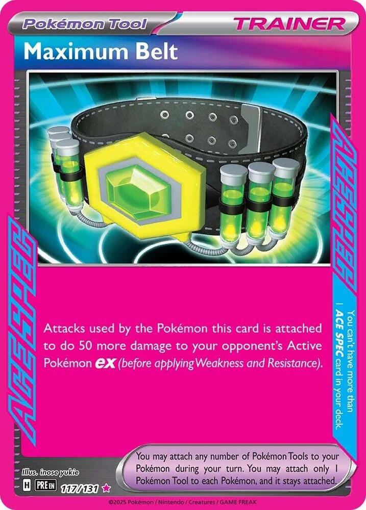 Maximum Belt Ace Spec - Prismatic Evolutions