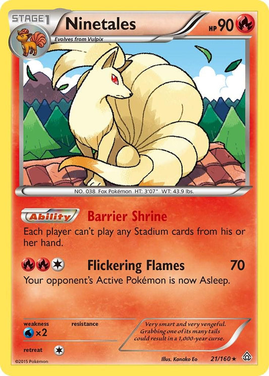 Ninetales Reverse Holográfico - Primal Clash