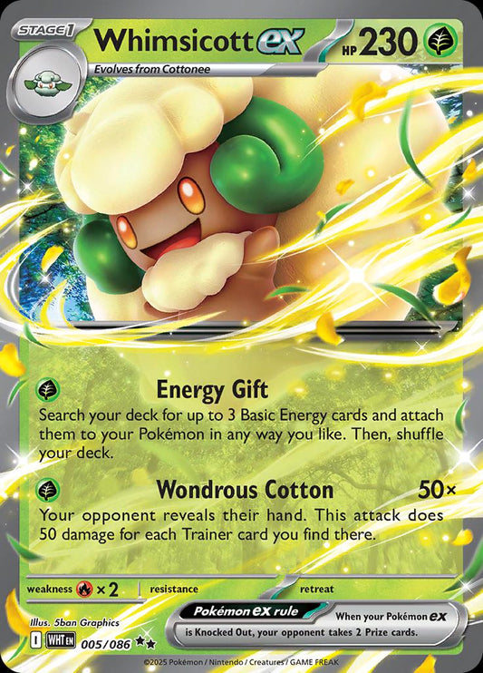 Whimsicott EX - White Flare