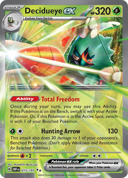 Decidueye EX - Obsidian Flames