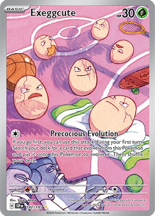Exeggcute Illustration - Surging Sparks